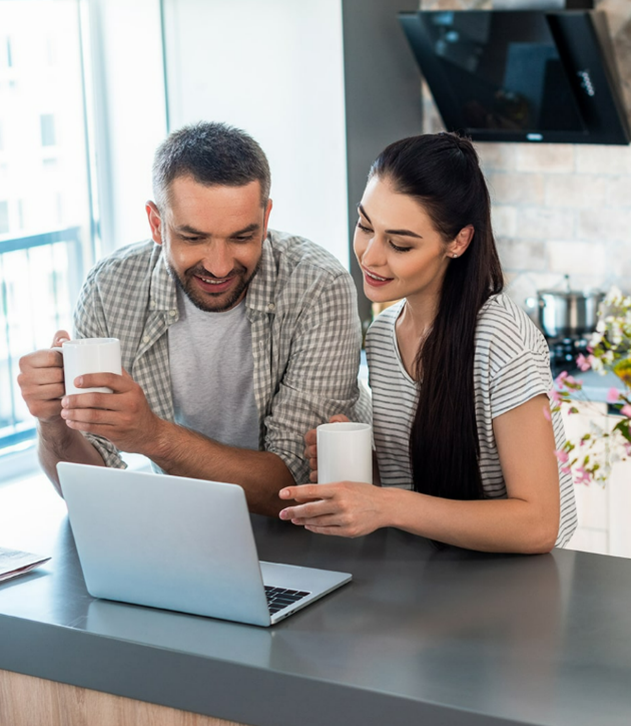 parents working on video course