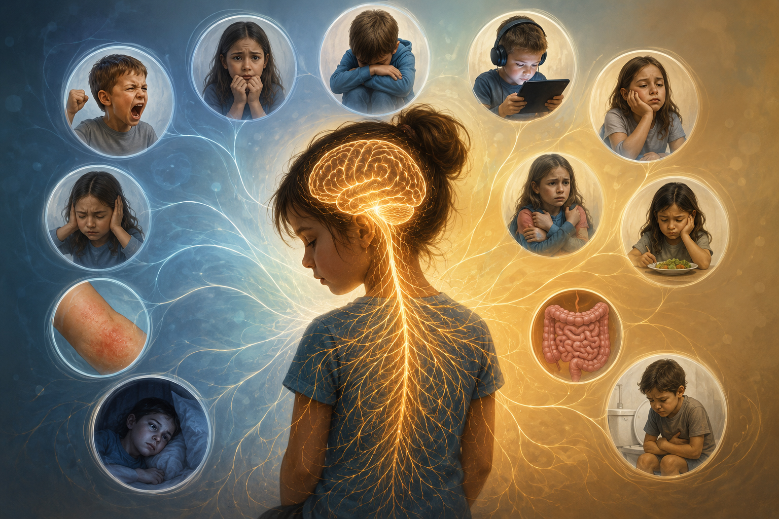 Common Childhood Diagnoses Linked to the Nervous System